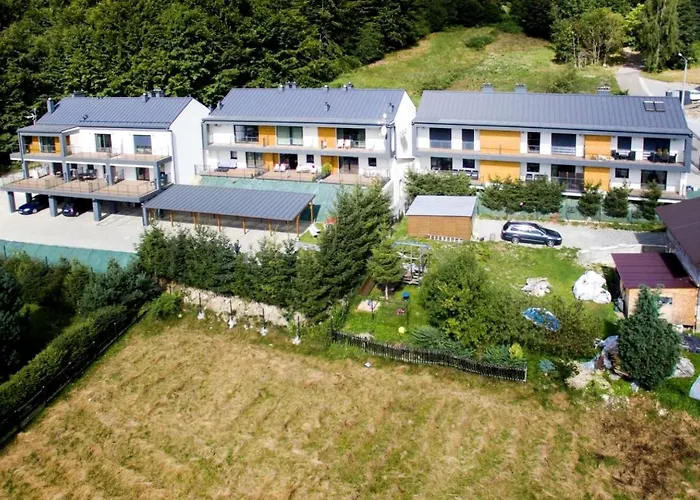 Skandynawski 2-poziomowy Sauna Jacuzzi דירה שצ'צ'ירק